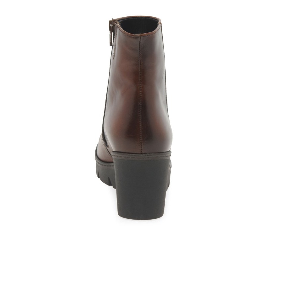 Gabor Sattel | Bottines à Talon Compensé épais Utopia Exclusives Pour Femmes